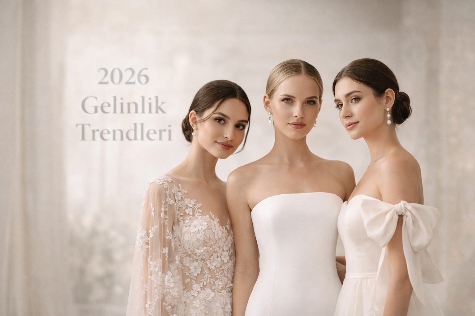 Sadelik, Güçlü Siluetler ve Zamansız Detaylar: 2026 Gelinlik Trendleri